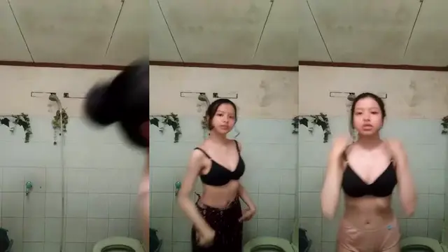 Gadis Tocil Natsya Mandi Part 1