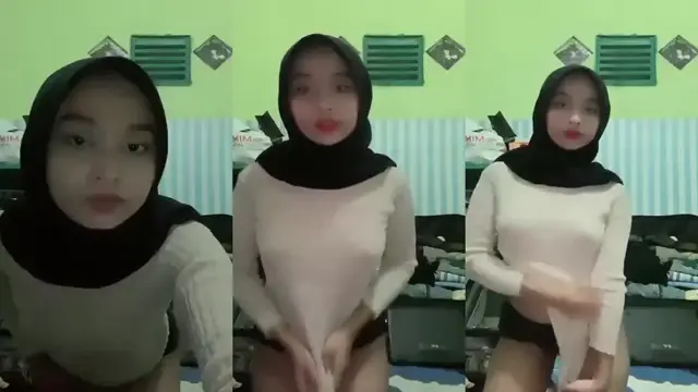 Mahasiswi Hijab Gabut Goyang Pantat