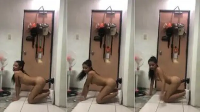 Colmek Nungging Dildo Hitam Di Kostan